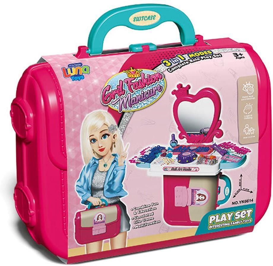 LUNA ΒΑΛΙΤΣΑΚΙ ΜΑΝΙΚΙΟΥΡ ΣΕΤ LUNA TOYS 22X10X22 ΕΚ.