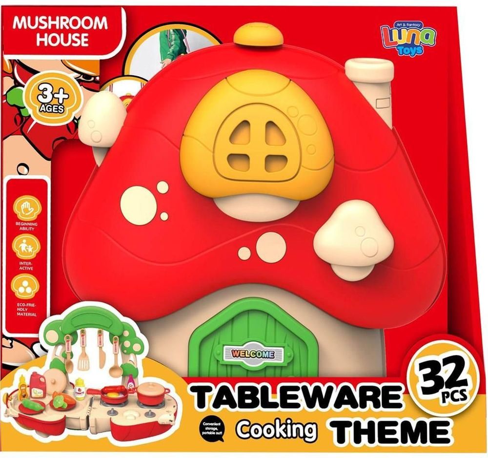 LUNA ΒΑΛΙΤΣΑΚΙ ΜΑΝΙΤΑΡΙ ΚΟΥΖΙΝΙΚΑ LUNA TOYS ΣΕΤ 32 ΤΜΧ., 27X13,5X24 ΕΚ.
