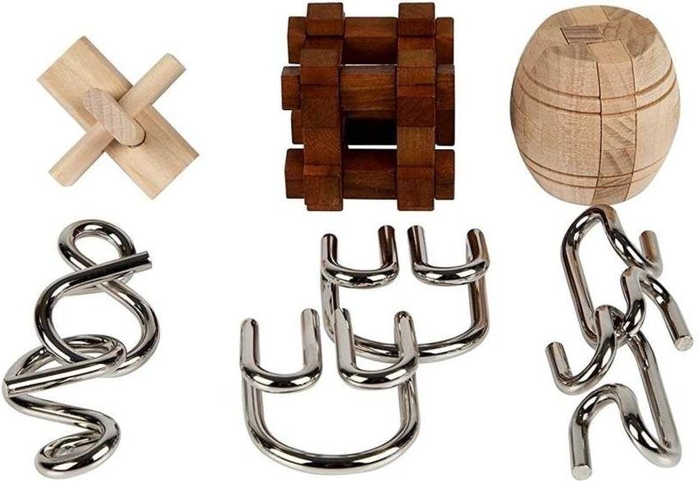 MENSA SET OF 6 OF THE BEST PUZZLES MENSA