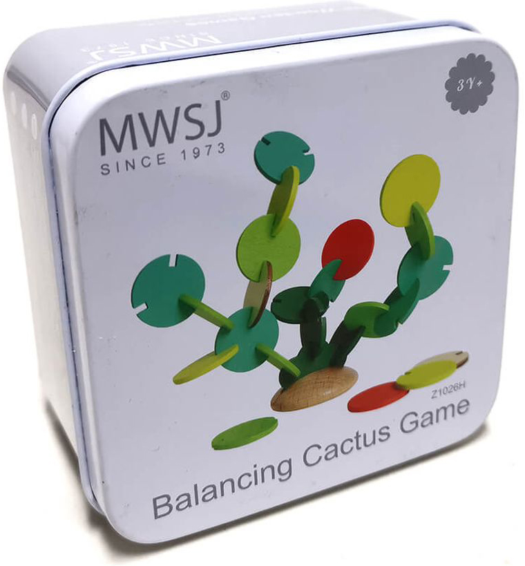 IWOOD BALANCING CACTUS GAME MWSJ Ο ΠΙΟ ΟΜΟΡΦΟΣ ΚΑΚΤΟΣ