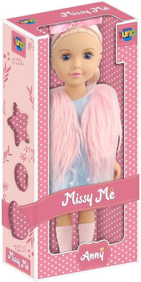 GIOCHI PREZIOSI ΚΟΥΚΛΑ ANNY GIRLY STYLE LUNA TOYS 45 ΕΚ.