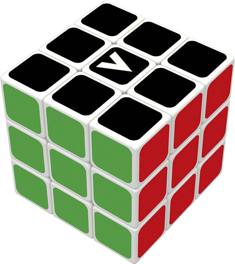 3 WHITE FLAT V CUBE
