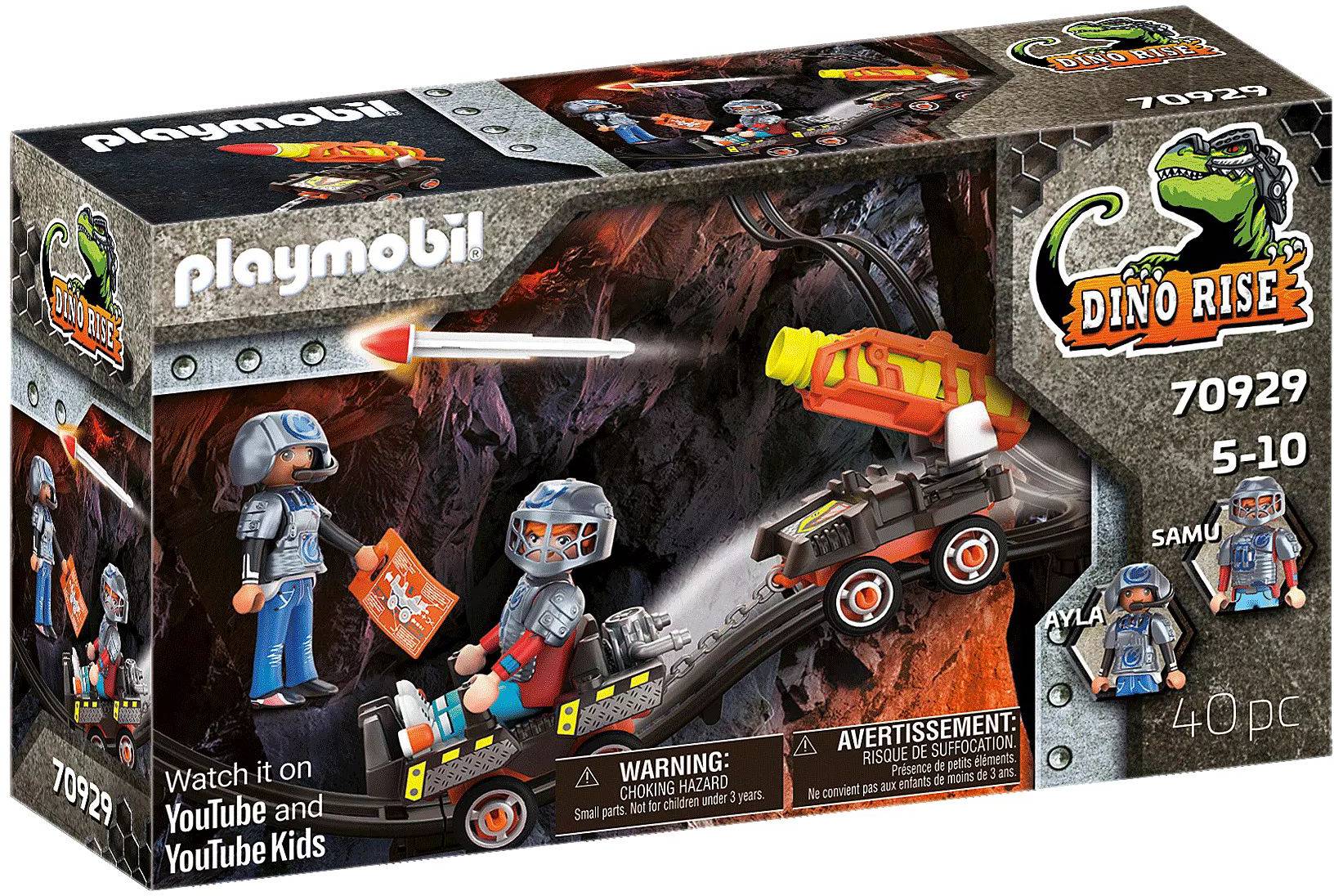 PLAYMOBIL 70929 ΜΑΧΗΤΕΣ ΜΕ ΟΧΗΜΑ ΜΕΤΑΦΟΡΑΣ ΠΥΡΑΥΛΩΝ