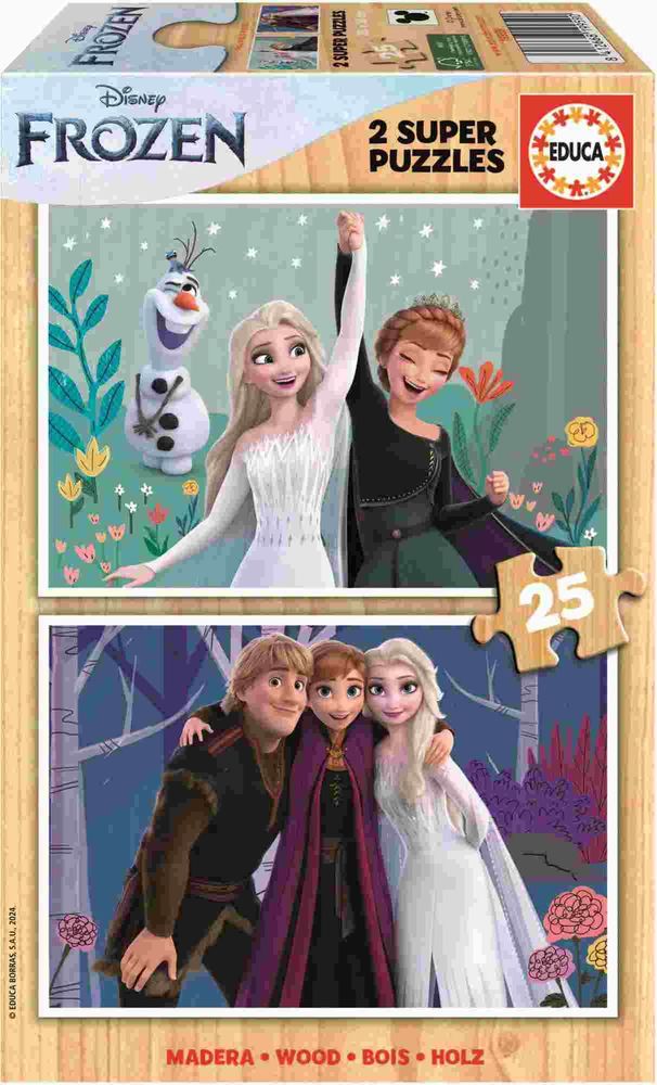 PUZZLE EDUCA FROZEN ΞΥΛΙΝΟ 2X25 50 ΤΜΧ (19959)