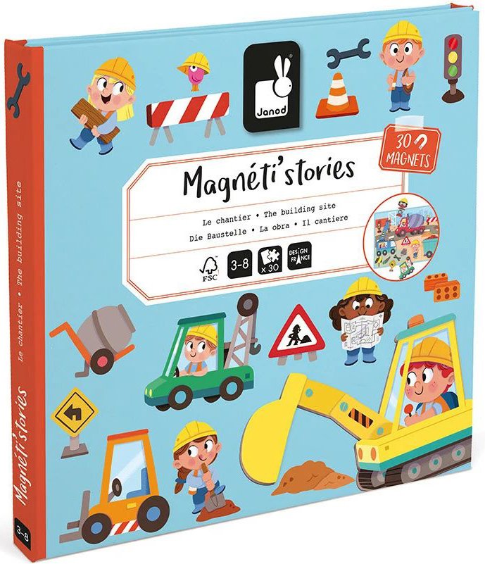 ΜΑΓΝΗΤΙΚΟ ΠΑΙΧΝΙΔΙ JANOD MAGNETI' STORIES ΤΟ ΕΡΓΟΤΑΞΙΟ (J05454)