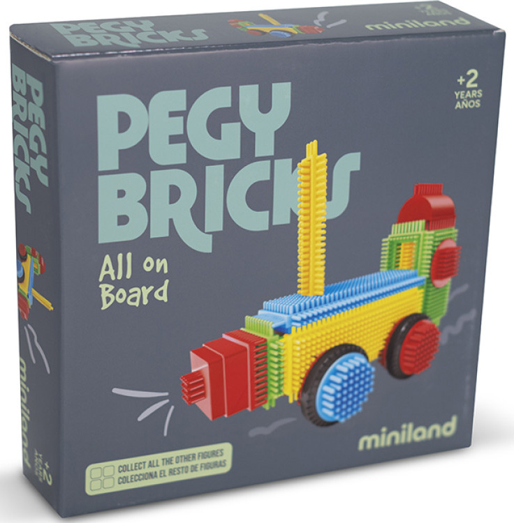 ΠΑΙΧΝΙΔΙ ΚΑΤΑΣΚΕΥΗΣ PEGY BRICKS MINILAND ALL ON BOARD