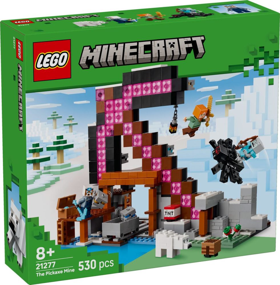 LEGO MINECRAFT THE PICKAXE MINE (21277)