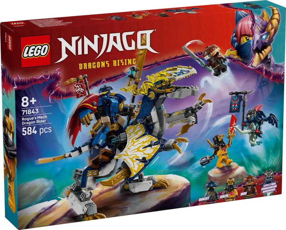 LEGO NINJAGO ROGUE'S MECH DRAGON RIDER (71843)
