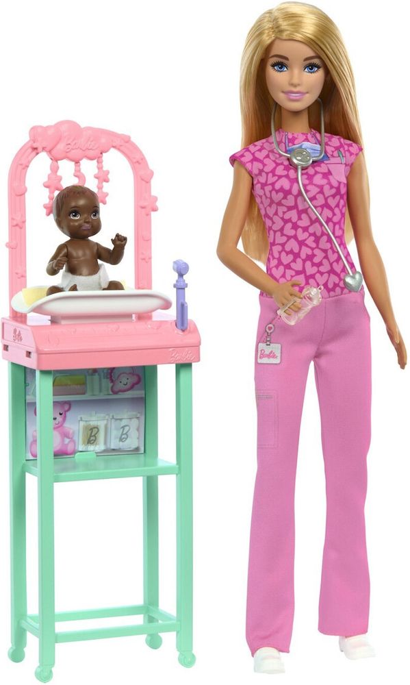 BARBIE: YOU CAN BE ANYTHING - BABY DOCTOR DOLL WITH BLONDE HAIR