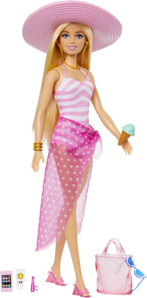 BARBIE BEACH GLAM ΜΕ ΑΞΕΣΟΥΑΡ (HPL73)