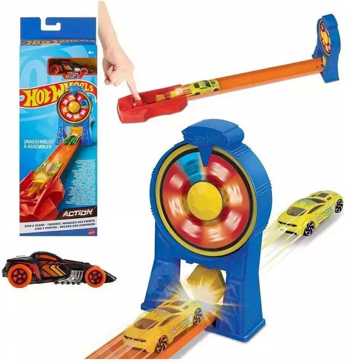 HOT WHEELS: ACTION - SPIN - SCORE TRACK SET (HDR81)