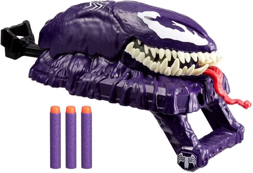 NERF MARVEL SPIDER-MAN VENOMVERSUS MARVEL'S VENOM STRIKE BLASTER (G0730)