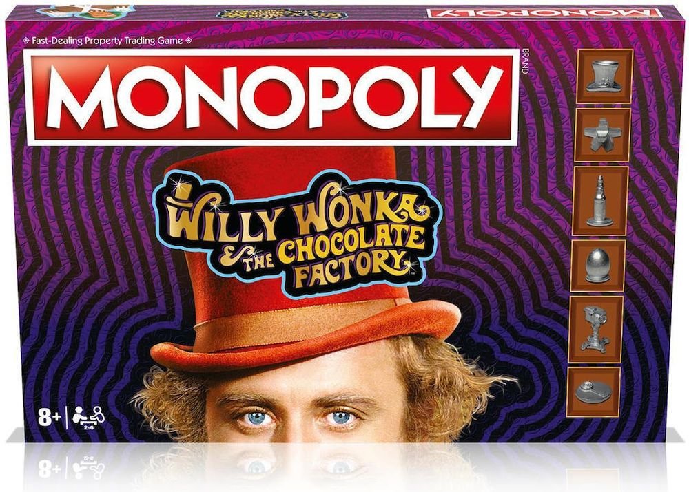 MONOPOLY WINNING MOVES WILLY WONKA AND THE CHOCOLATE FACTORY (ENGLISH LANGUAGE)