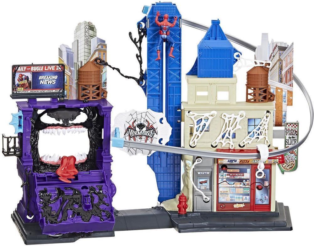 MARVEL HASBRO SPIDER-MAN VENOMVERSUS - WEB SLINGING CITY PLAYSET (G0737)