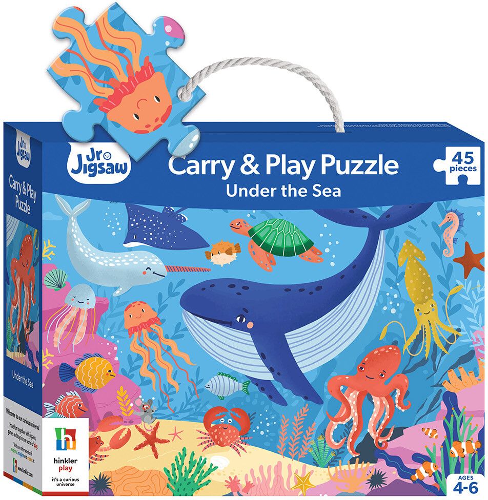CARRY - PLAY JUNIOR JIGSAW UNDER THE SEA