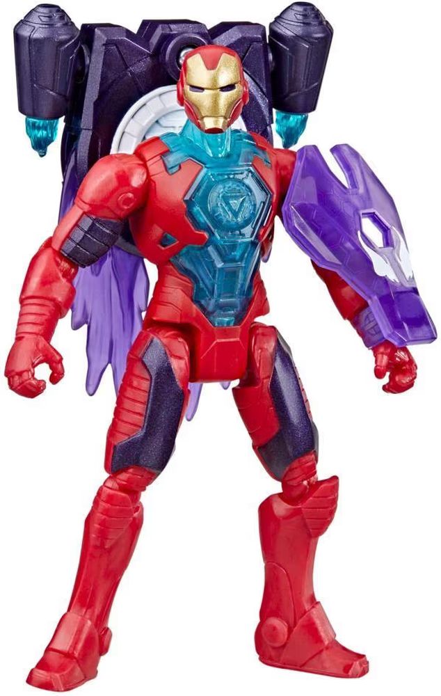HASBRO MARVEL AVENGERS VENOM VERSUS BATTLE GEAR JETPACK - ANTI-VENOM IRON MAN 4 FIG