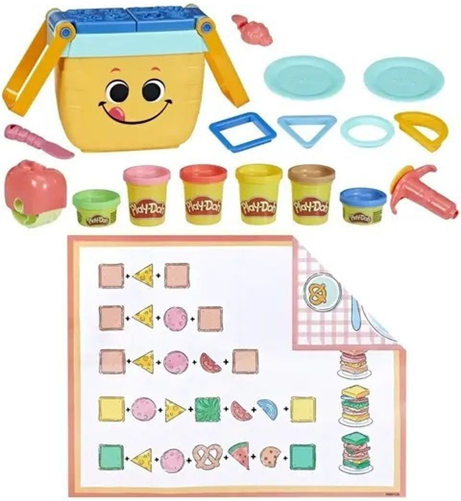 ΠΑΣΧΑΛΙΝΗ ΛΑΜΠΑΔΑ PICNIC SHAPES STARTER SET PLAY-DOH HASBRO