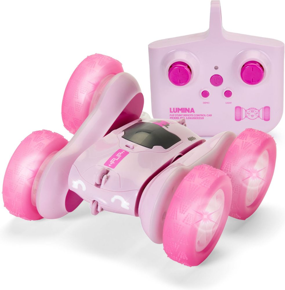 ΤΗΛΕΚΑΤΕΥΘΥΝΟΜΕΝΟ ΟΧΗΜΑ SHARPER IMAGE 360° FLIP STUNT LUMINA PINK