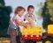 PEG PEREGO FARM ANIMALS W/TRAILER   6VOLT