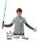 STAR WARS BLADEBUILDERS LIGHTSABER JEDI MASTER