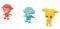 GLIMMIES ��� 3 ������� RUBINA-PLUMA-CORNELIE