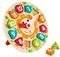 ������ ���� ����� HAPE NUMBER CHUNKY CLOCK PU...