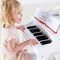      30  HAPE DELUXE WHITE GRAND PIANO