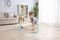   HAPE BROOM & SWIFFER CLEANING STAND (6 )