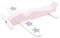 ������ ����������� ��� JABADABADO AIRPLANE PINK 23X20CM