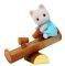 SYLVANIAN FAMILIES  CAT BABY WITH SEE-SAW [4560]