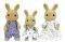 SYLVANIAN FAMILIES  OCHER RABBIT FAMILY [5129]