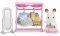 SYLVANIAN FAMILIES CHOCOLATE RABBIT GIRL DRES...