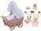SYLVANIAN FAMILIES ������� ������ CHOCOLATE RABBIT TWINS SET [5018]