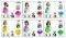 JUST TOYS CUP CAKE WEDDING SPECIAL EDITION   [1105LA] ELISABETH &  ANGELA
