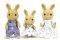 SYLVANIAN FAMILIES OCHER RABBIT FAMILY [5129]