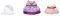 SYLVANIAN FAMILIES DRESS UP SET (PURPLE & PIN...