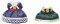 SYLVANIAN FAMILIES DRESS UP SET (BLUE & GREEN...