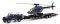 ΑΥΤΟΚΙΝΗΤΟ ΜΕ ΕΛΙΚΟΠΤΕΡΟ BBURAGO EMERGENCY FORCE LAND ROVER DEFENDER/TRAILER  BLUE 1:50 [18/32041]