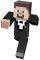 MINECRAFT �������� TUXEDO STEVE 8.5\'\' [FLC70]