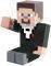 MINECRAFT �������� TUXEDO STEVE 8.5\'\' [FLC70]