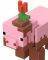 MINECRAFT �������� CAVES & CLIFFS MUDDY PIG 8CM [GTP22]
