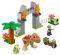 LEGO 10939 T-REX AND TRICERATOPS DINOSAUR BRE...