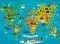 ANIMAL WORLD MAP XXL RAVENSBURGER 150 