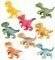 GOO JIT ZU MINI JURASSIC SINGLE PACK S1 BLUE [GJT27000]