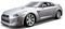   2009 NISSAN GT-R SILVER  BBURAGO ...