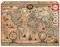 ANTIQUE WORLD MAP EDUCA 1000 ��������