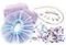 RUFFLED HAIR ACCESSORIES NEBULOUS STARS