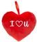 ΛΟΥΤΡΙΝΗ ΚΑΡΔΙΑ ΑΓΙΟΥ ΒΑΛΕΝΤΙΝΟΥ FRIENDLIES I LOVE U 22CM