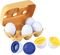        PLAYGO SHAPE SORTER EGGS RAINBOW SET [1732]
