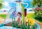 PLAYMOBIL 70610 FAMILY FUN SMALL POOL WITH WATER SPRAYER